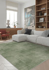 Oliver Modern Sage Green Rug