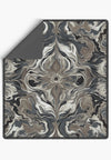 Brynn Grey Abstract Blanket