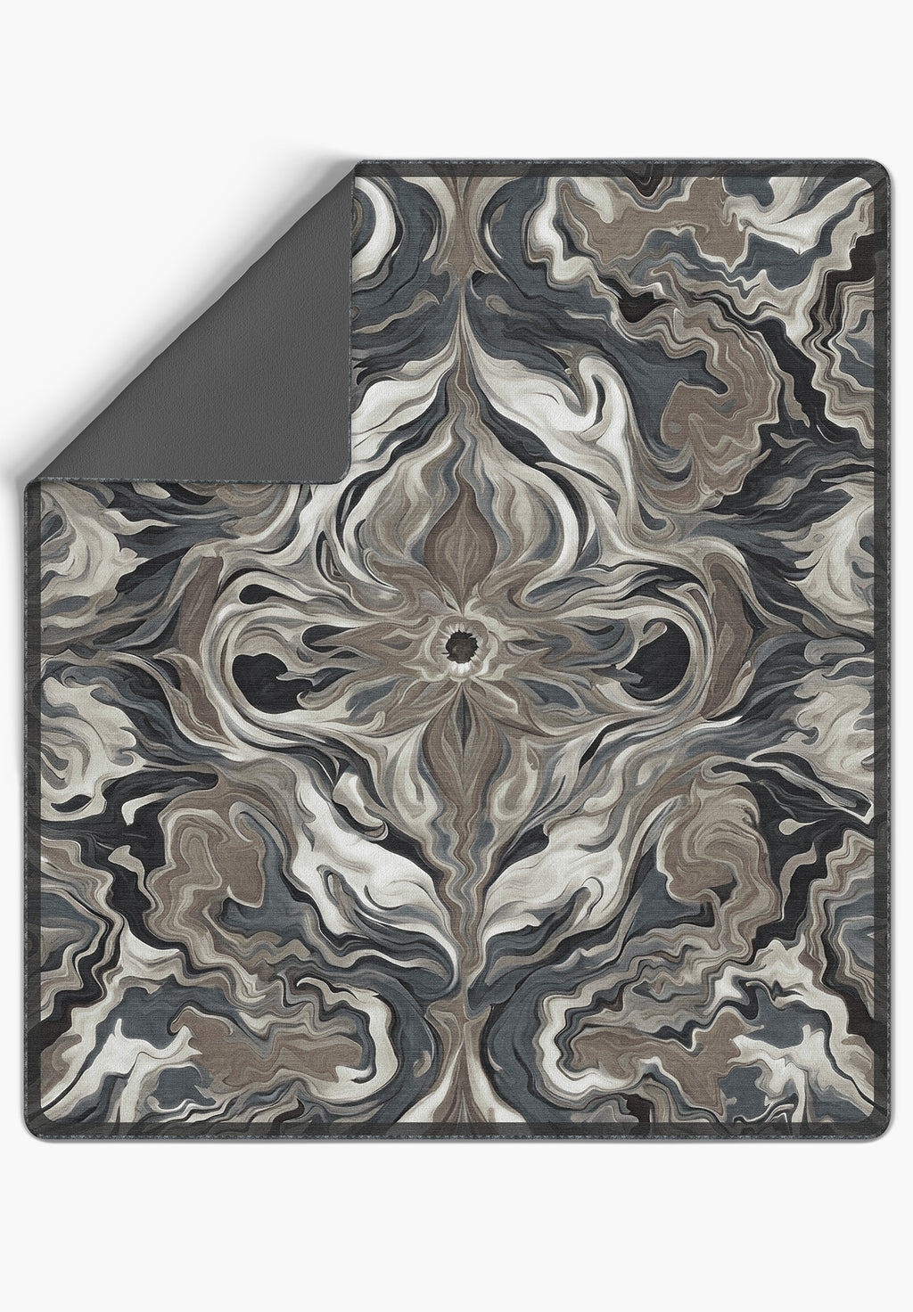 Brynn Grey Abstract Blanket