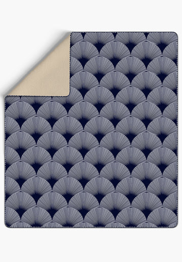 Addison Artdeco Navy Blanket