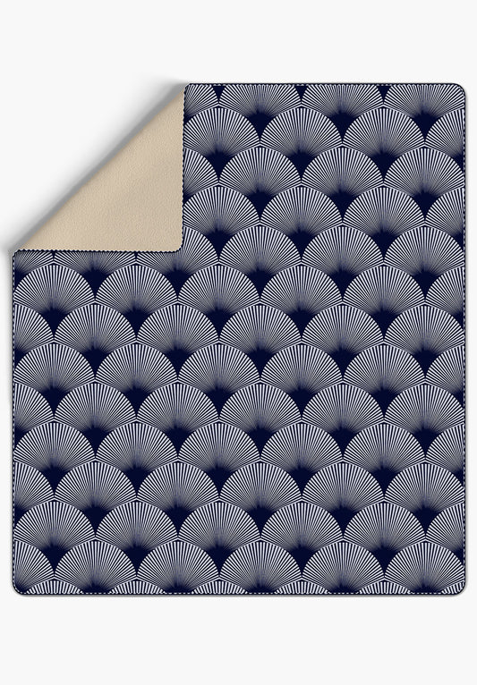Addison Artdeco Navy Blanket