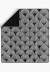 Addison Geometric Black Blanket