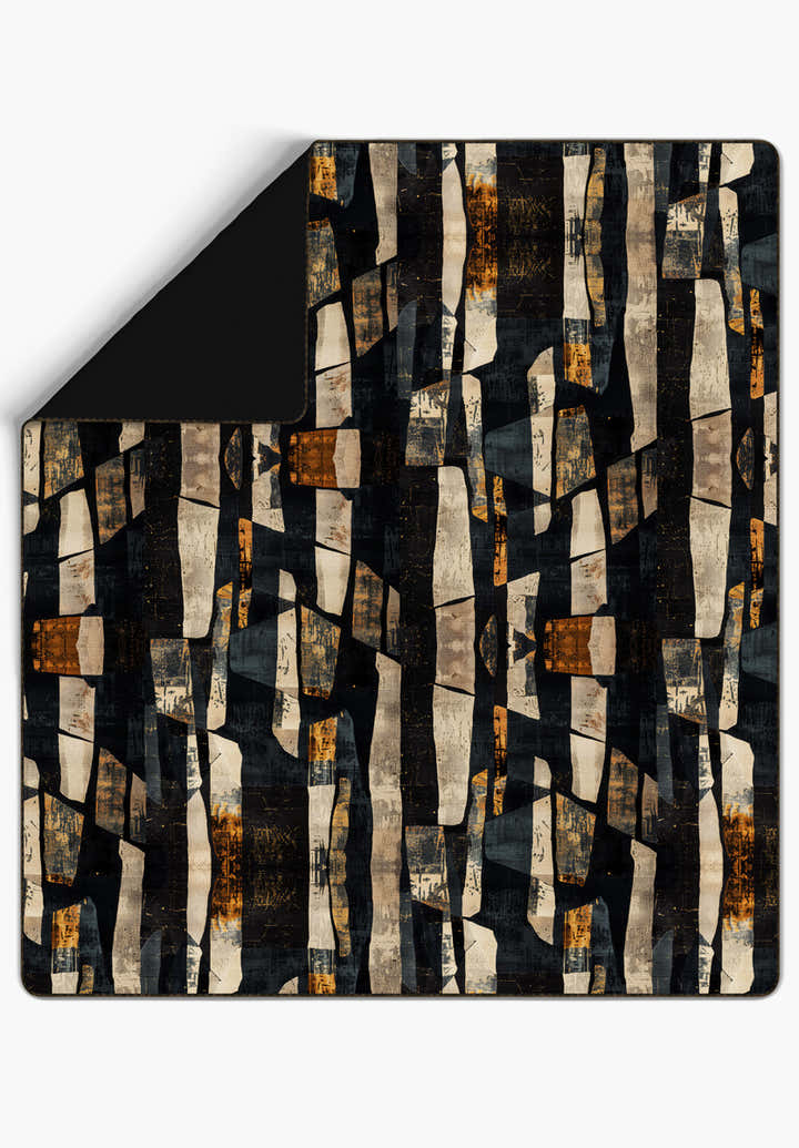 Meliora Abstract Black Blanket
