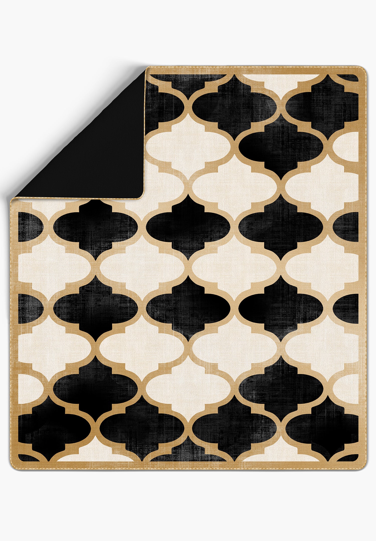 Zoe Black and White Blanket Bedspread