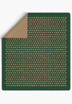 Thalia Geometric Green Blanket