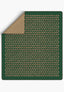 Thalia Geometric Green Blanket