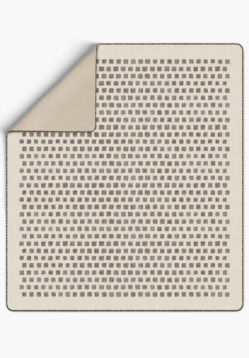 Thalia Beige Blanket Throw