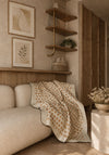 Thalia Brown Soft Blanket