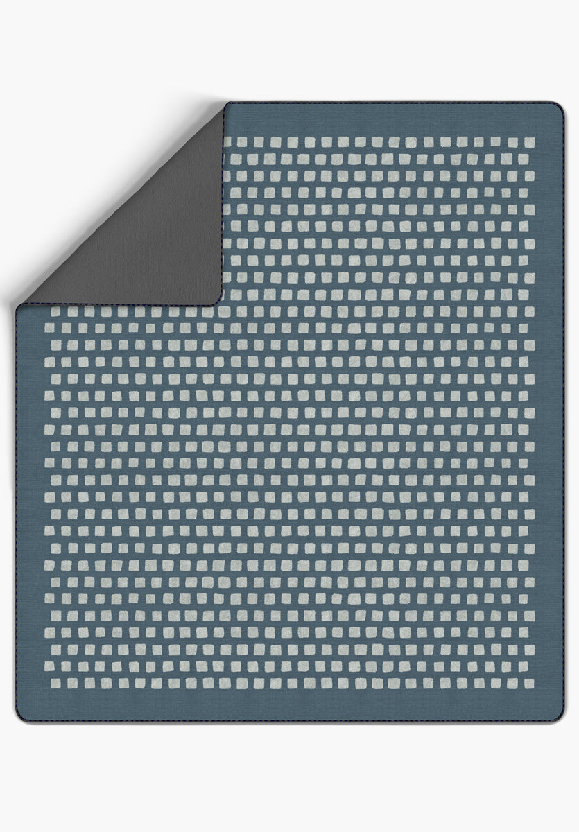 Thalia Teal Blanket