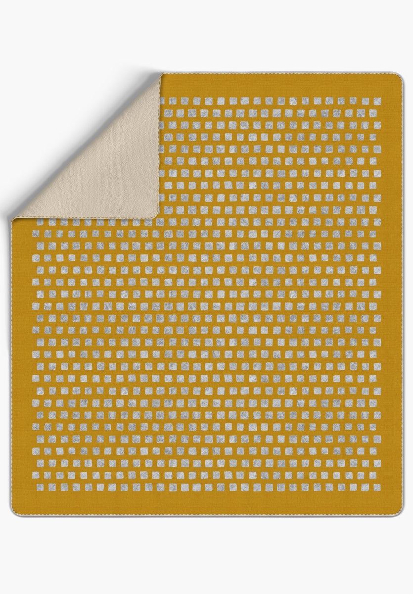 Thalia Yellow Soft Blanket