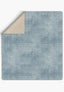 Oliver Light Blue Throw Blanket