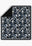 Zinnia Grey Blue Leaf Blanket