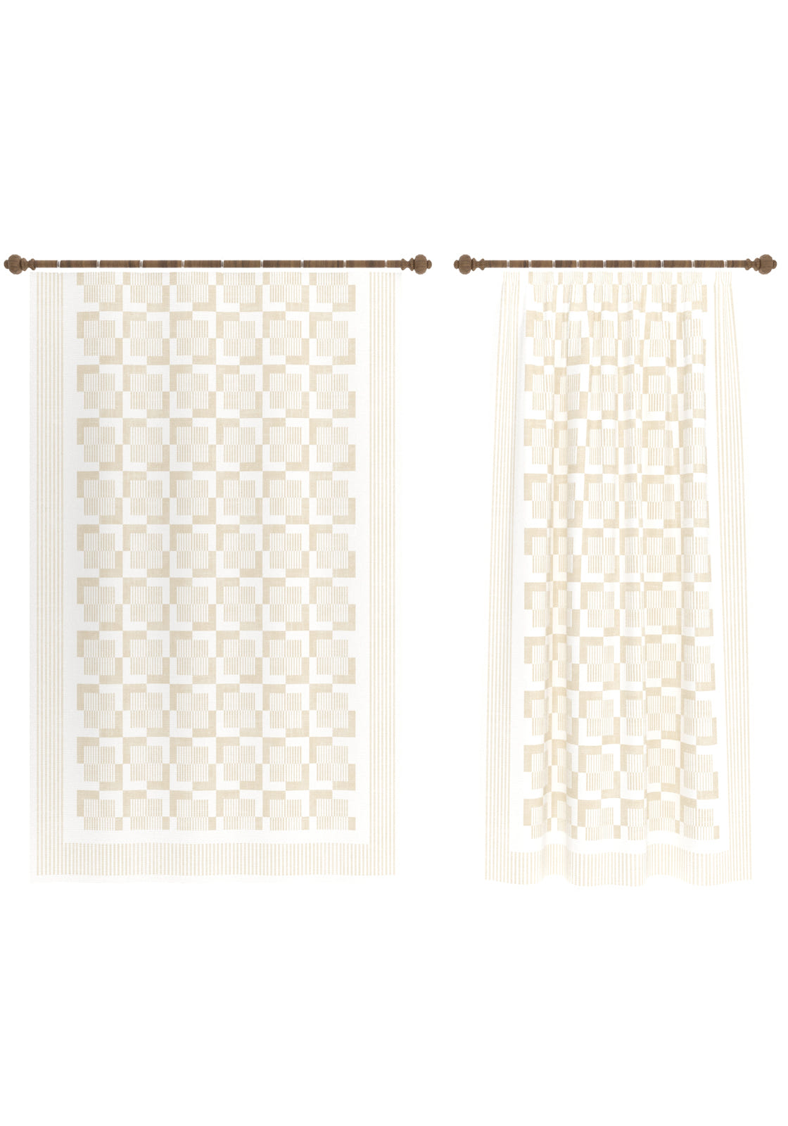 Berylle Ivory Curtain