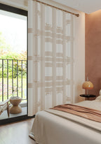 Nahla Geometric Oatmeal Curtain