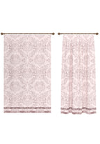 Liliane Blush Pink Damask Curtain