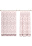 Liliane Blush Pink Damask Curtain