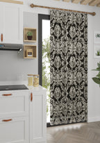 Liliane Black Gothic Curtain