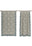 Odessa Dusty Blue Damask Curtain