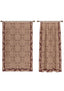 Odessa Terracotta Damask Curtain