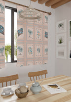 Marina Tropical Pink Curtain