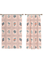 Marina Tropical Pink Curtain