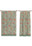 Laleh Green Floral Curtain