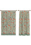 Laleh Green Floral Curtain