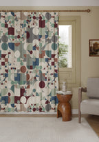 Leandro Geometric Mid Century Curtain