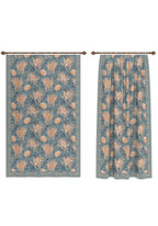 Eulalia Blue Floral Curtain