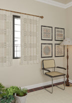Yavanna Neutral Plaid Curtain