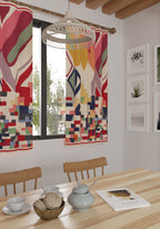 Tivon Geometric Colorful Curtain