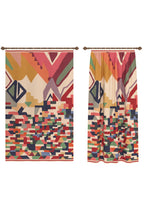 Tivon Geometric Colorful Curtain