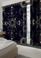 Noctara Dark Navy Celestial Curtain