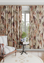 Arden Earth Tone Botanical Curtain