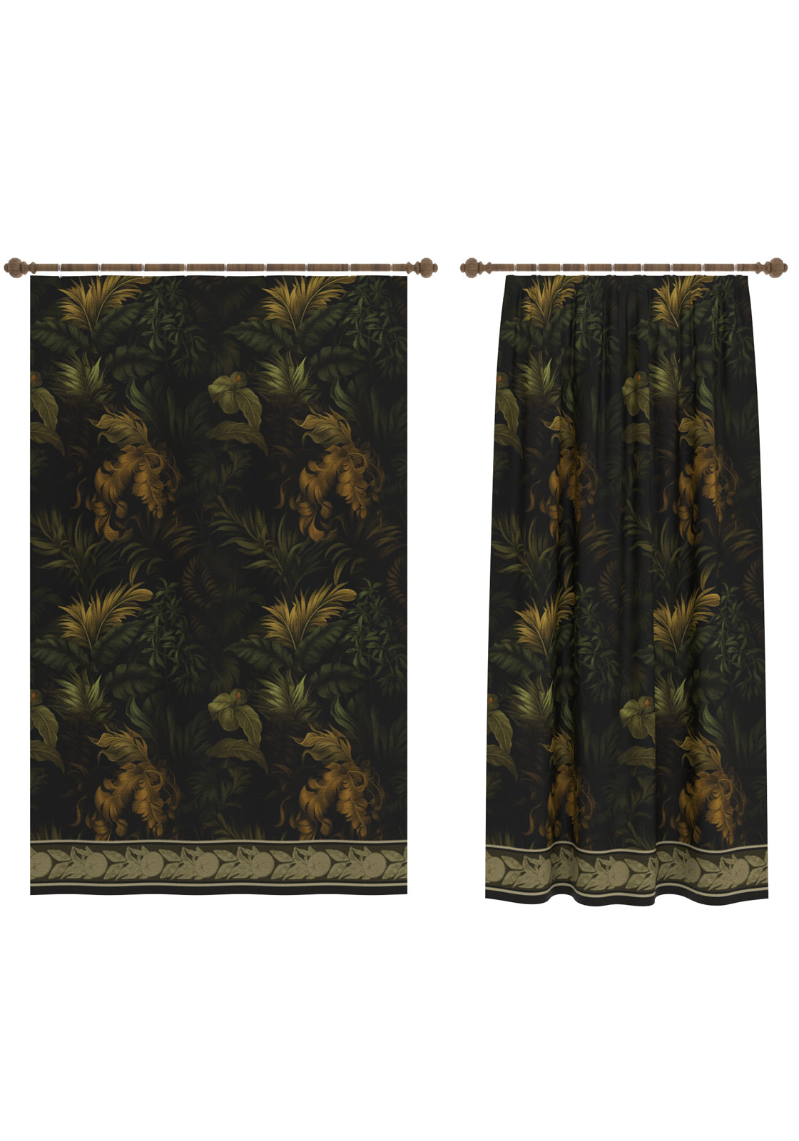 Alaric Botanical Blackout Curtain