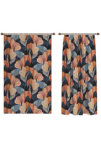Gryndor Orange and Blue Curtain