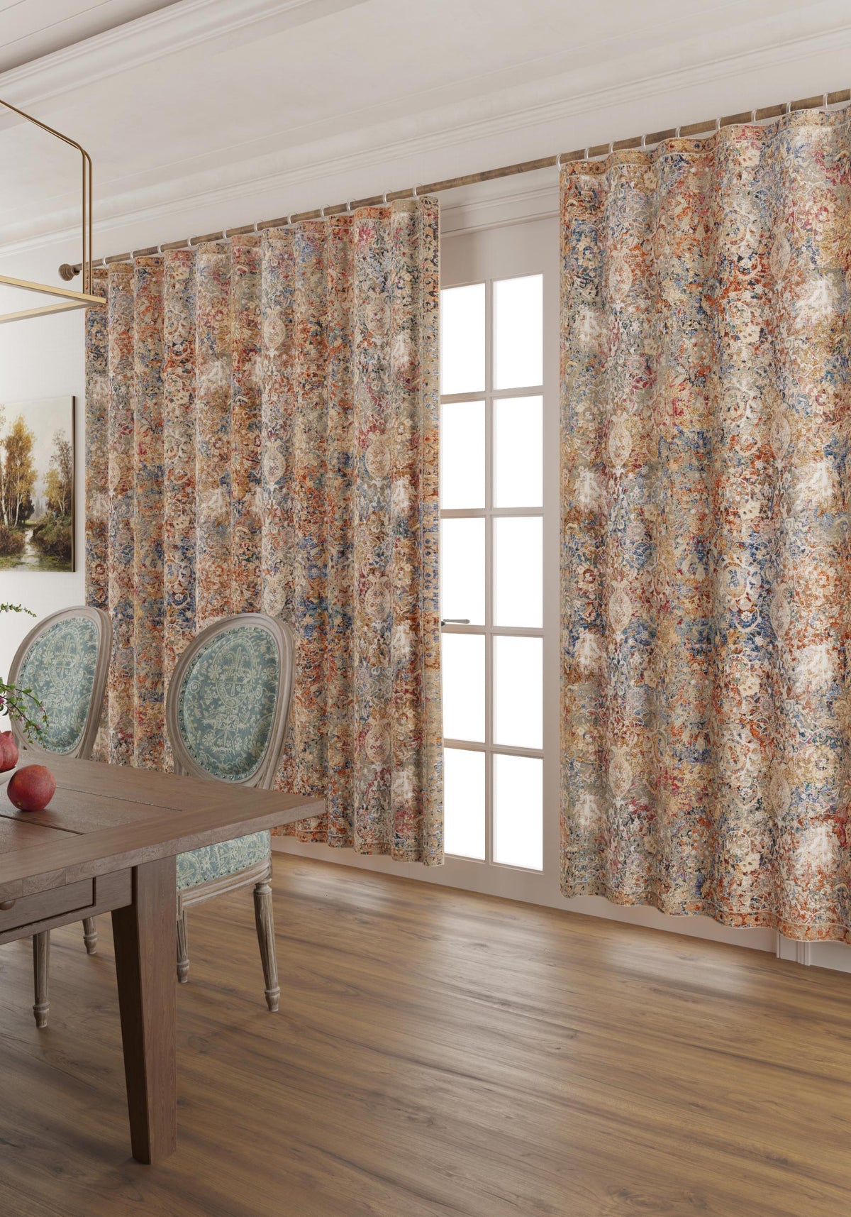Artemis Paisley Colorful Curtain