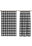 Jove Black and White Plaid Curtain