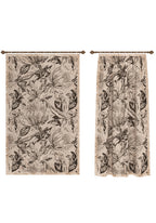 Liora Floral Beige Curtain