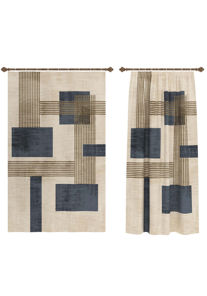 Morgana Mid Century Modern Curtain