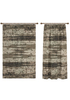 Anna Brown Beige Curtain