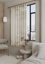 Gabriella Abstract Cream Curtain