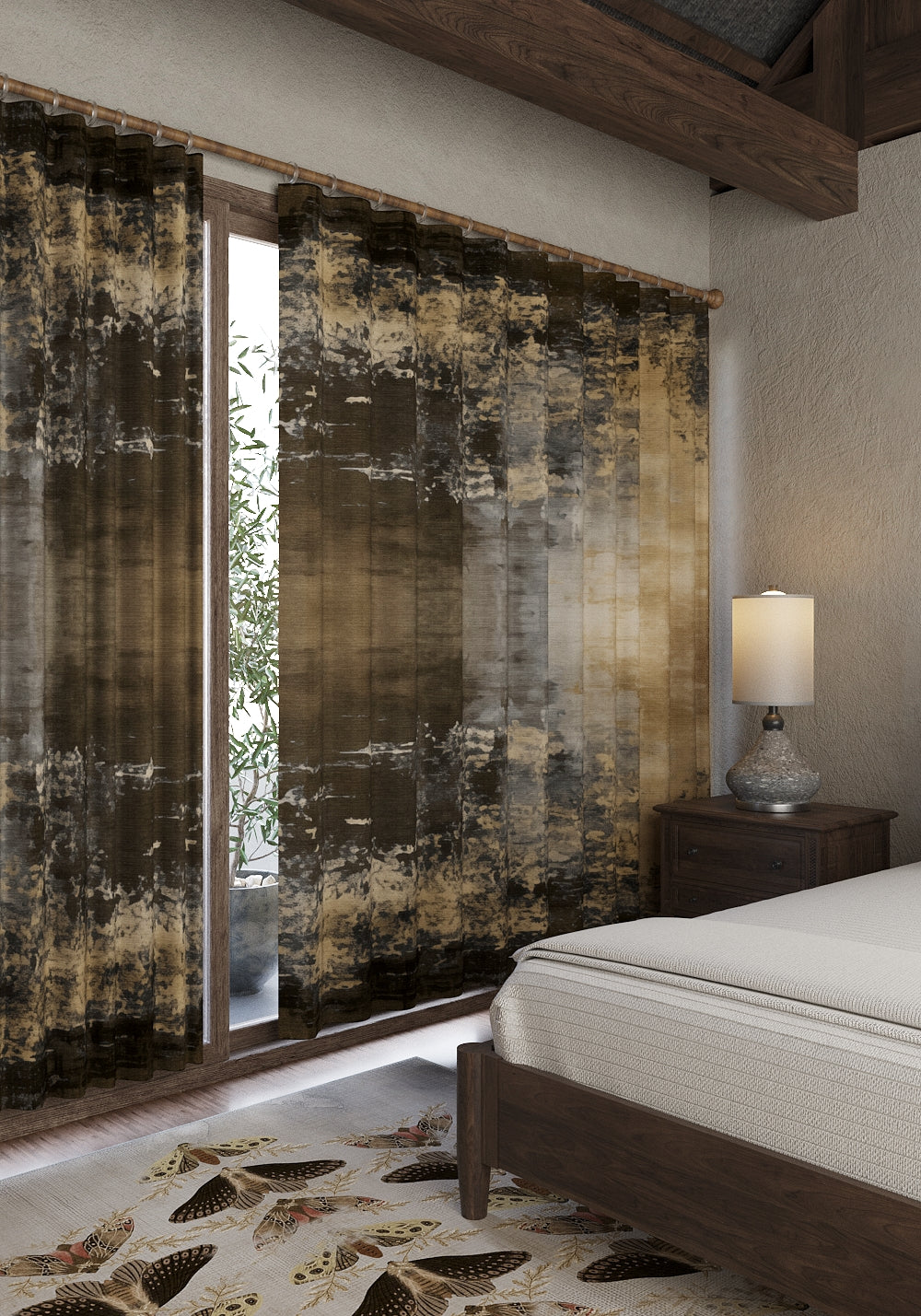 Gabriella Brown Blackout Curtain