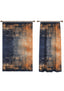 Gabriella Orange and Blue Curtain