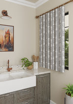 Penelope Grey Striped Curtain