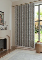 Penelope Grey Striped Curtain