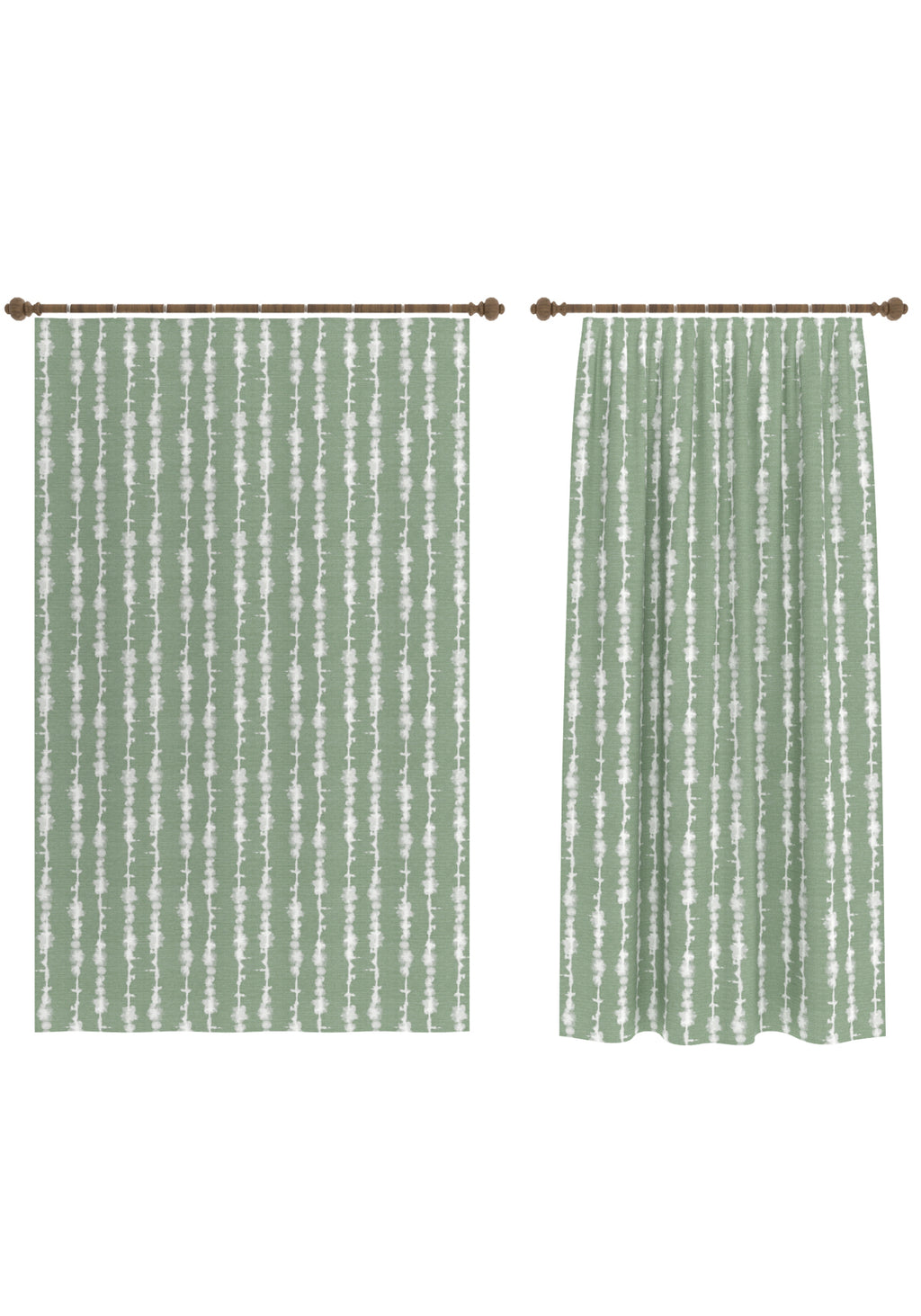 Penelope Sage Green Curtain