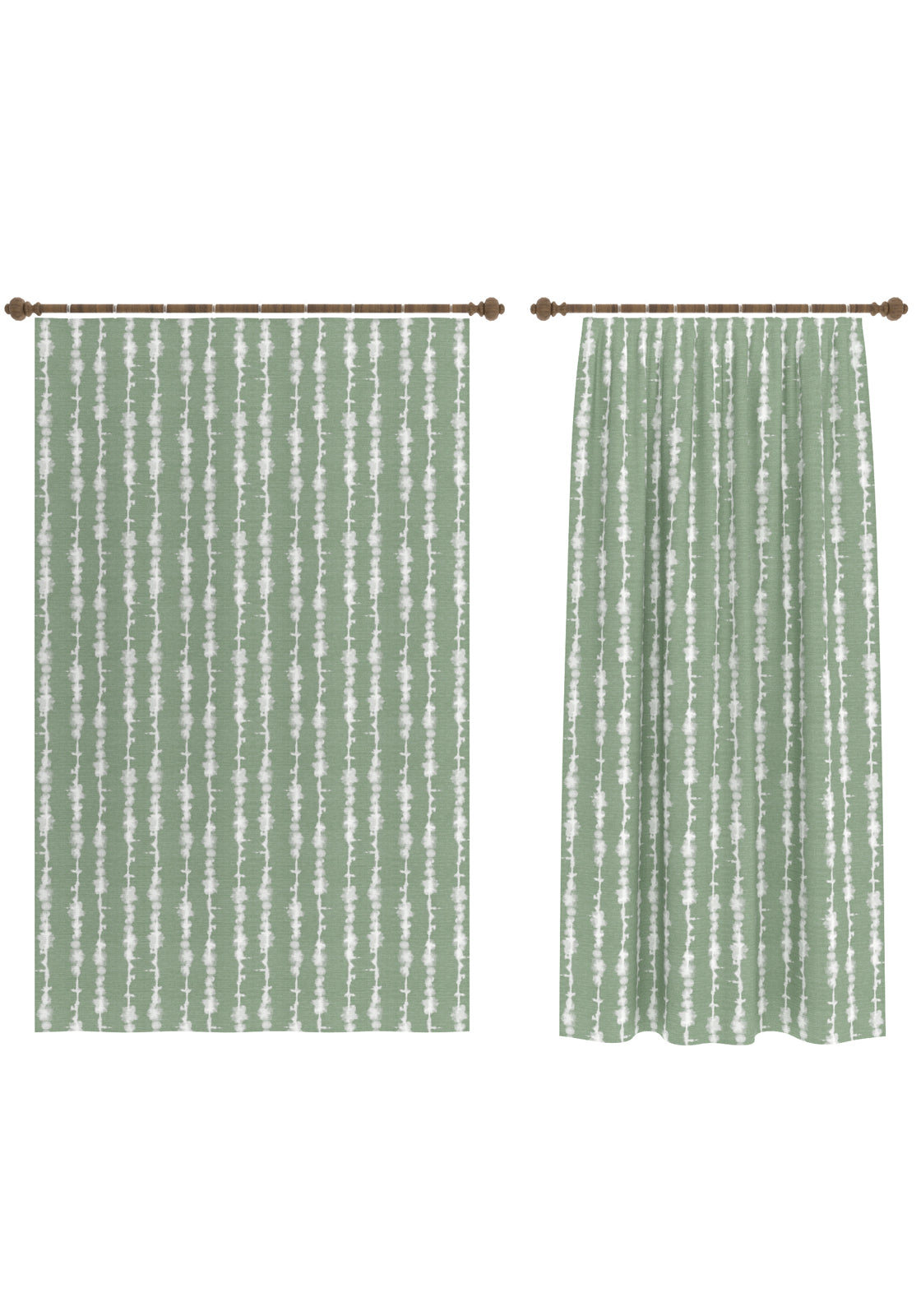 Penelope Sage Green Curtain