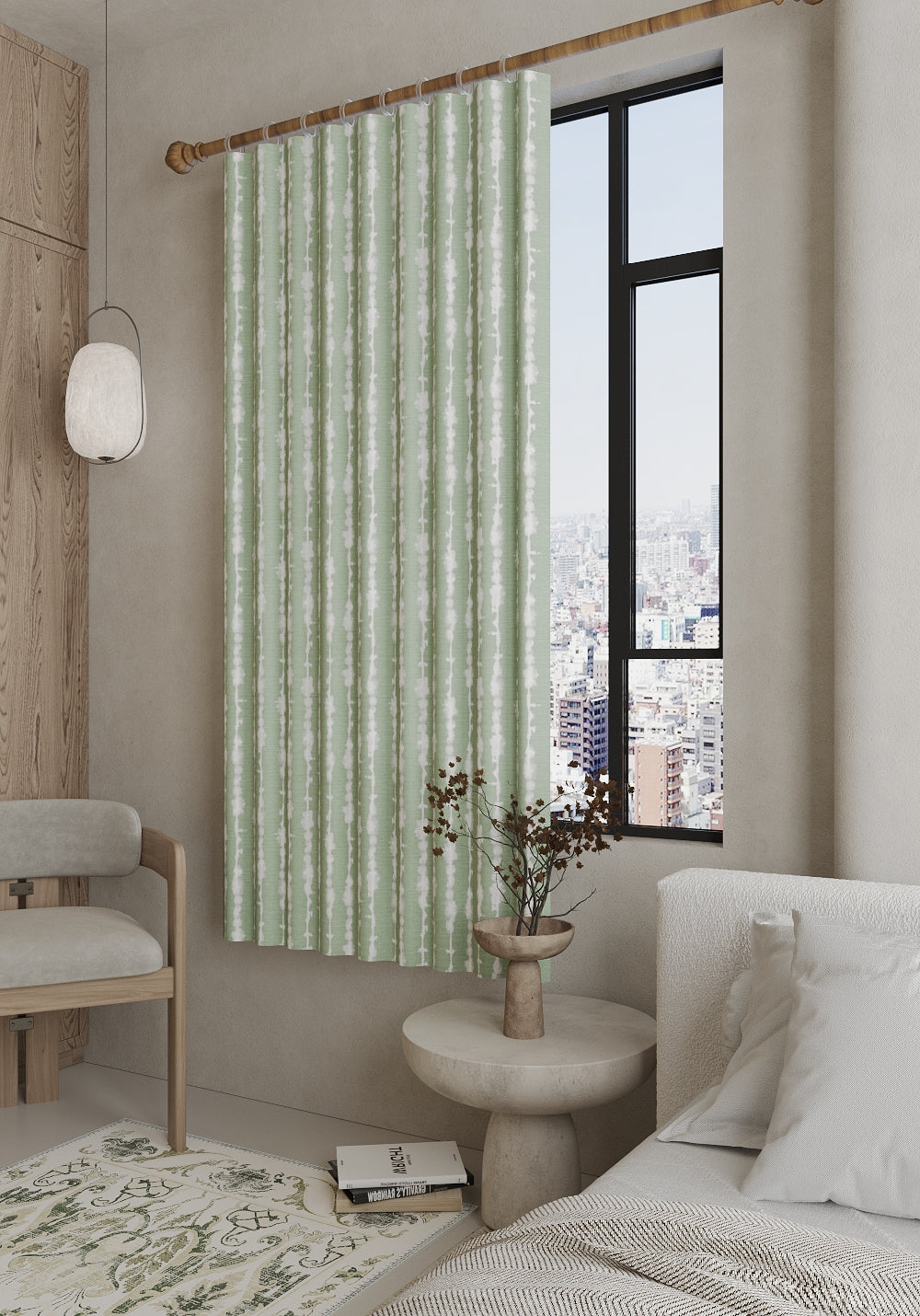 Penelope Sage Green Curtain