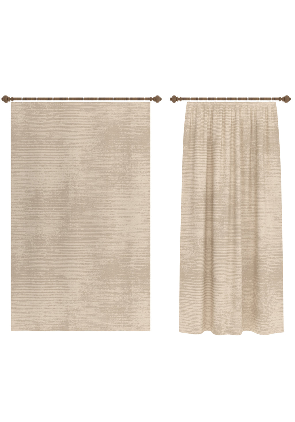 Oliver Oatmeal Curtain